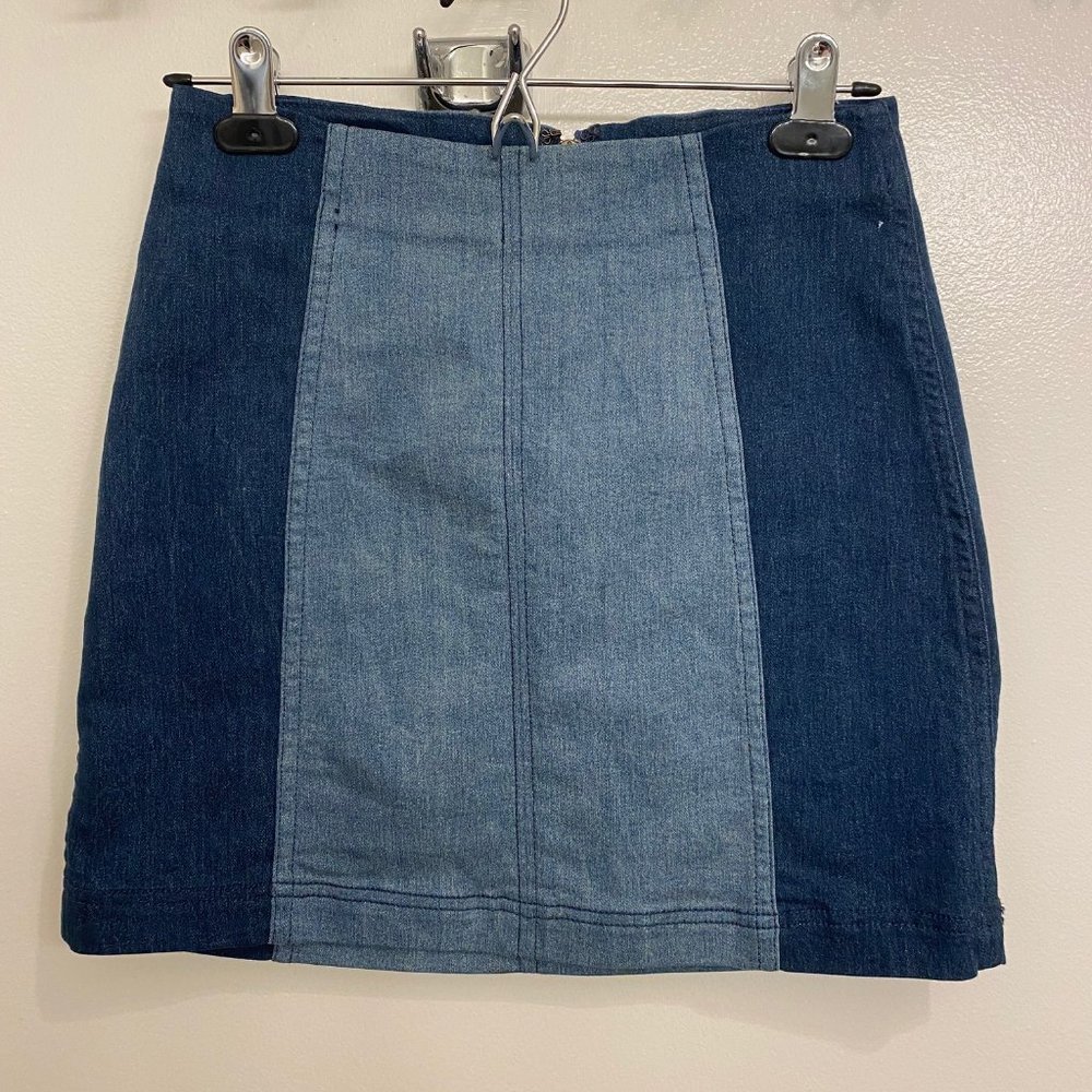 Free People Modern Femme Denim Mini Skirt
